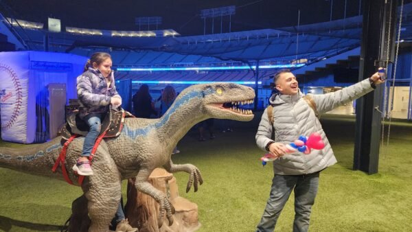 Blue Velociraptor Animatronic Ride - Image 8