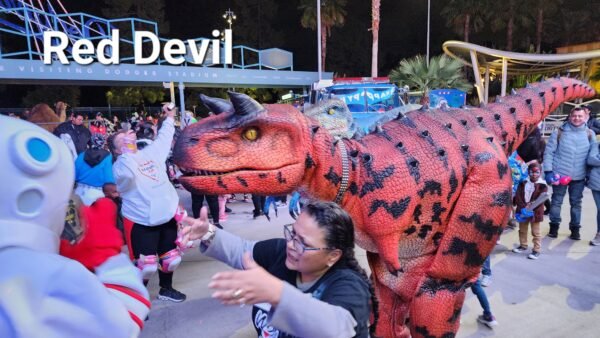 Red Devil Walking Dinosaur - Image 8