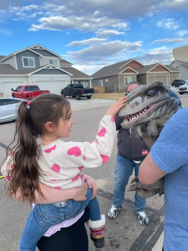 Blue Velociraptor Baby Dinosaur - Image 7