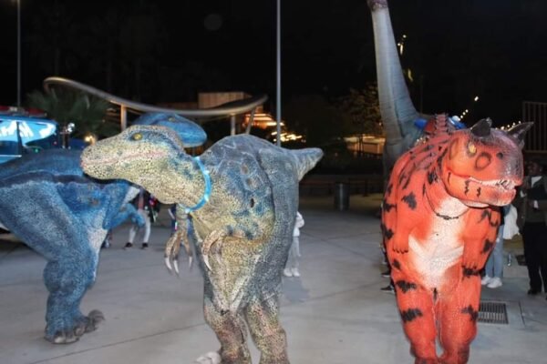 Green Titan Velociraptor Walking Dinosaur - Image 2