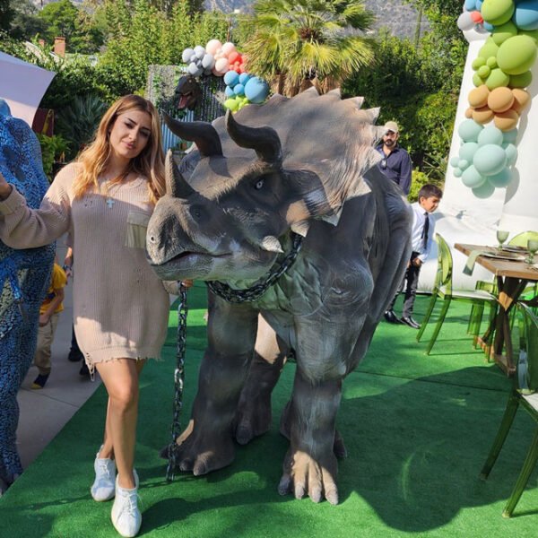 Sara Triceratops Walking Dinosaur - Image 6