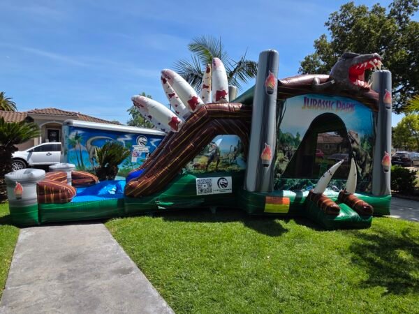 Dinosaur Jumper & Water slide combo - Image 8